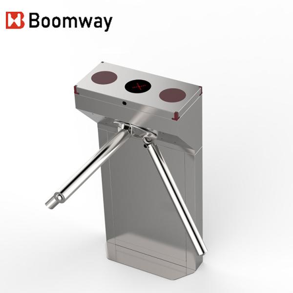 Quality Entrance Control Tripod Turnstile Barrier Vertical 1.0mm SUS Dry Contact Input Signal for sale