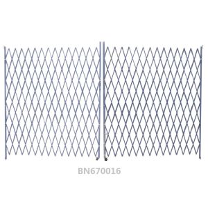 Buy cheap Ventilated Steel Accordion Security Gate , Double Folding Security Gate 16*8 Feet from wholesalers