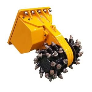 Buy cheap Excavator Attachments Horizontal Ripper Hydraulic Trenching Drum Cutter from wholesalers