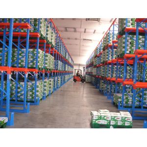 Structural 5 Levels 2000t Q235B Drive In Pallet Racking