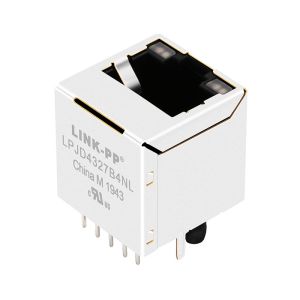 Buy cheap 74984104401 Vertical Rj45 Connector 10/100 Base-T With PoE Magnetics LPJD4327B4NL from wholesalers
