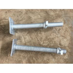 Buy cheap Adjustable Scaffold Screw Jack Steel Level Leg HDG Surface from wholesalers