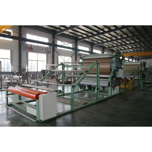 Electrical / Gas Heating Leather / Foam / Fabric Laminating Machine