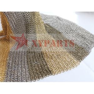 Buy cheap Light Partitioning Copper Metal Ring Mesh 8 Mm from wholesalers