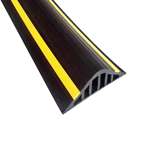 Garage Ground Seal Rubber Weatherstrip for Width Range 50-220mm and 55-65 Shore A Hardness