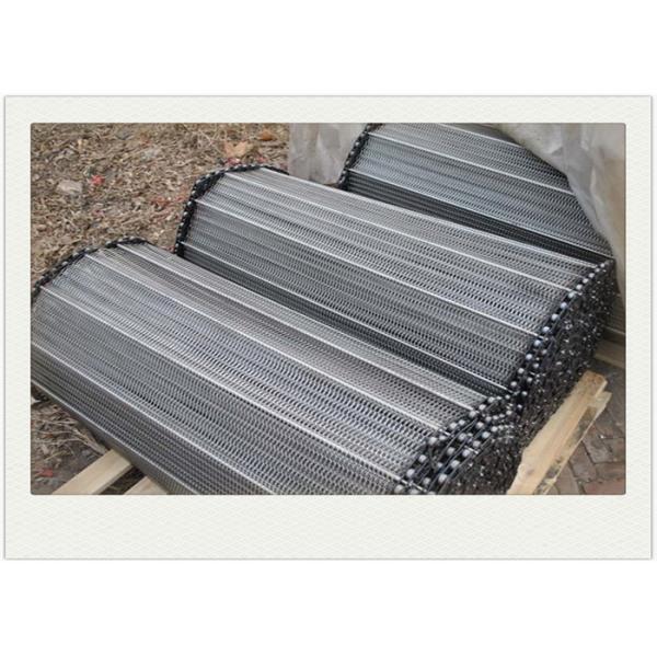 Quality Balanced Metal Mesh Belt / Stainless Steel Conveyor Chain Belt Heat Resistant for sale
