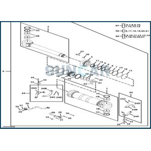 Buy cheap FYA00023524 Positioning Cylinder Seal Kit For DEERE 190GW from wholesalers