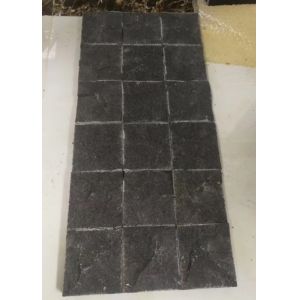 Buy cheap Black Basalt lava Granite Paving Slabs cube paver product