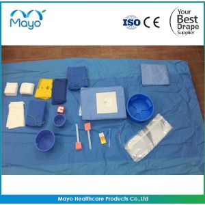 Buy cheap Top quality surgical cardiovascular drape sterile angio drape set from wholesalers