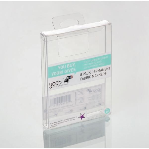 Quality Anti Scratch PVC Embossing Printed Plastic Packaging For Pens for sale