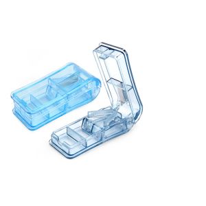 Buy cheap Promotional  pill case &pill cutter with three  compartment for home care pill splitter from wholesalers