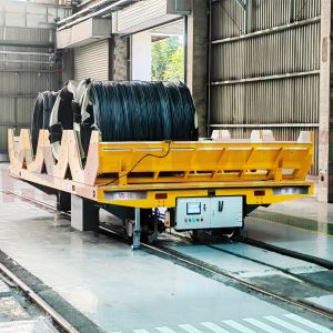 Buy cheap 10 Tons V-Shaped Bracket RGV Automated Rail Transfer Cart from wholesalers