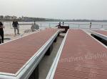 Buy cheap Commercial Marine Aluminum Floating Docks WPC Decking HDPE Floats Pontoon Pier from wholesalers