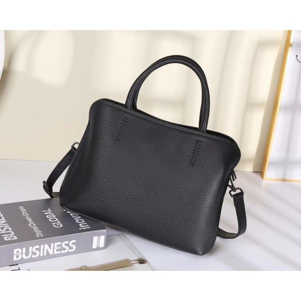 First Layer Cowhide Leather Tote Handbags With Shoulder Strap