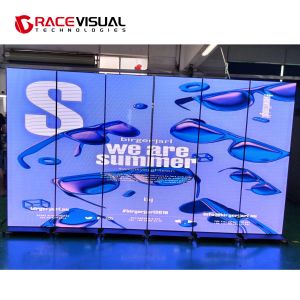 Buy cheap Grace Visual IP Series P1.86 and P2.5 Indoor LED Poster Display-640x1920mm size cabinet with 7680hz refresh rate and 600nits brightness, in stock in from wholesalers