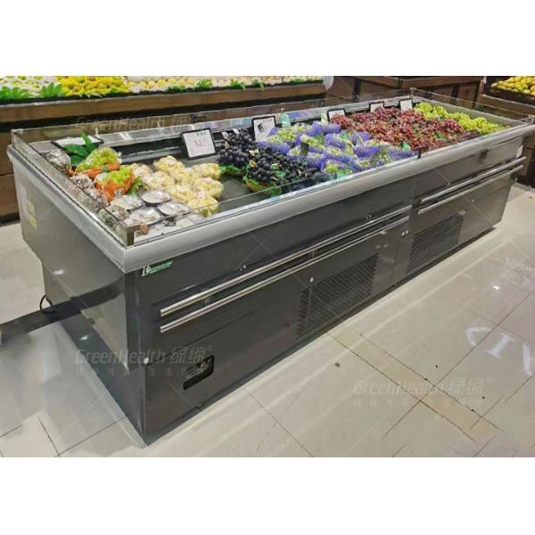 Buy cheap Factory Supply Fruit Shop Open Display Cooler Island Type For Commercial Use from wholesalers