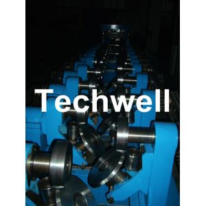 Quick Interchangeable CZ Purlin Roll Forming Machine with Pre - Cutting / Pre -