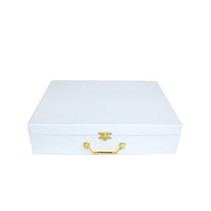 Buy cheap Ecommerce ODM CMYK White Cardboard Gift Box With Metal Button from wholesalers