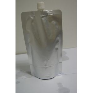 Buy cheap Custom Silver Aluminum Foil Spout Pouch for Liquid Packaging from wholesalers