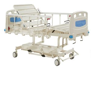 Buy cheap Durable Long Life Manual Hospital Bed Five Functions , Hydraulic Care Bed Nursing Care Bed from wholesalers