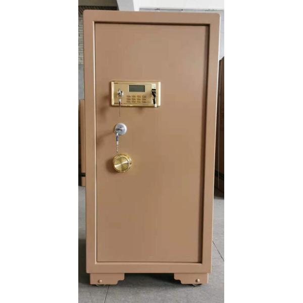 Quality High Security Double Key Lock LCD Display Safe Box with Steel Plate Security Level A1 for sale