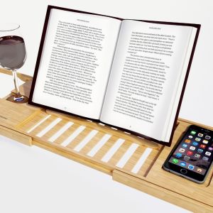 Buy cheap Antibacterial Bamboo Bathroom Supplies , Bamboo Towel Soap Display Rack product