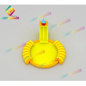 Buy cheap Toddlers Inflatable Water Slide Park Aqua Park With Swimming Pool from wholesalers