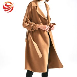 Buy cheap Camel Wool Women's Casual Winter Coats Long Style Fashionable LOW MOQ from wholesalers