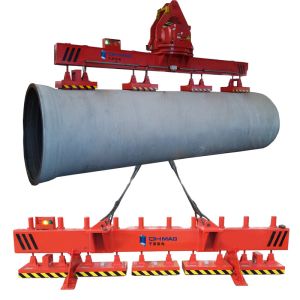 Stable 10 Ton Magnetic Plate Lifter , 440V Magnetic Lifting Clamp