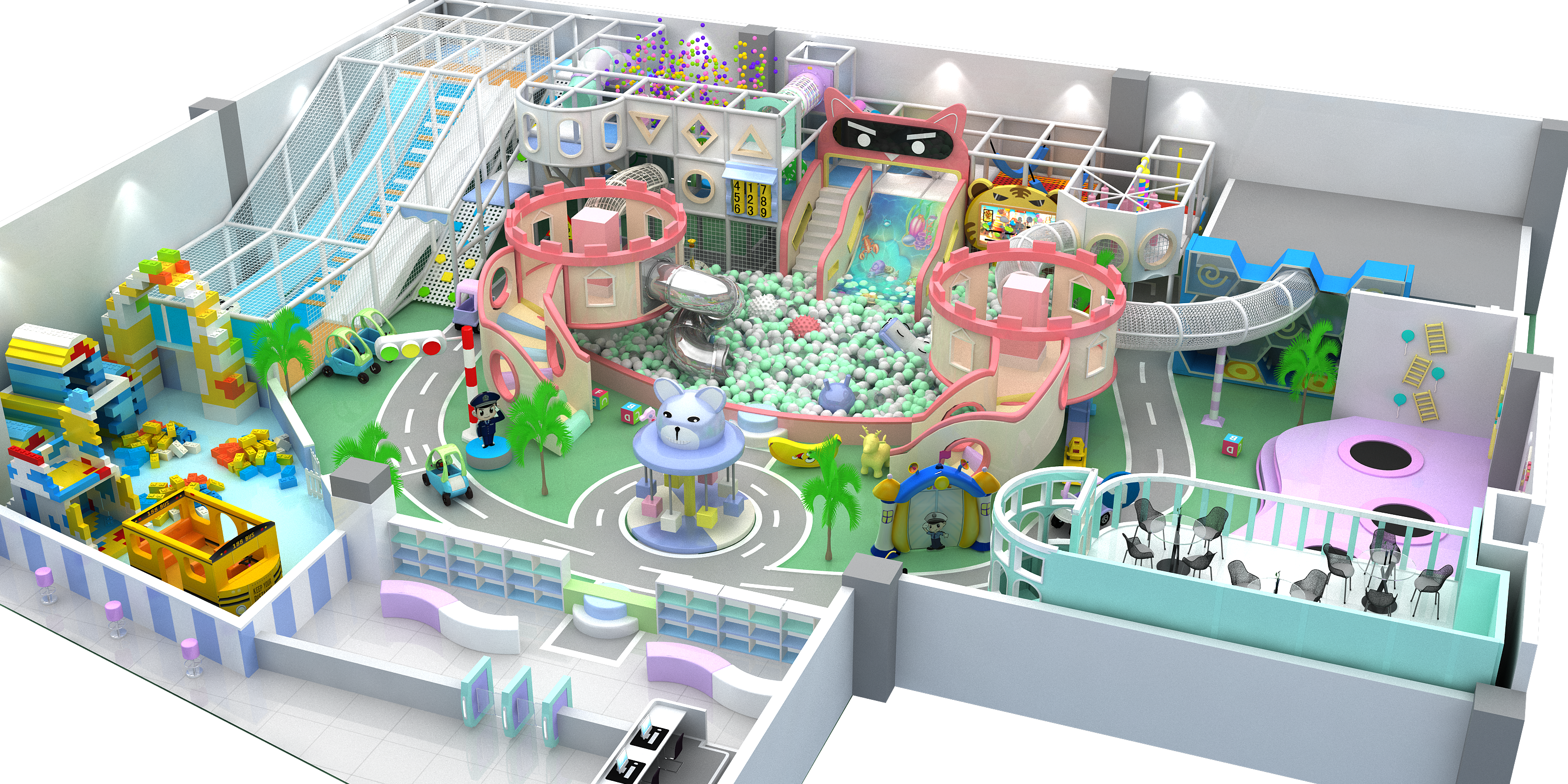 Interactive Projection for Kids Playground Fun Educational Play Experience