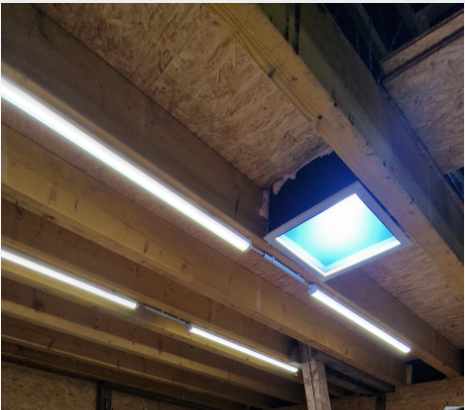 Buy cheap 30M Projection Distance and 6500K Color Temperature Artificial Sunlight Panel for Indoor Lighting from wholesalers