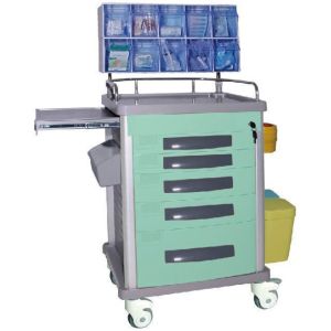 Buy cheap ABS Anesthesia Medical Mobile Carts Crash Trolley Equipment With Drawers from wholesalers