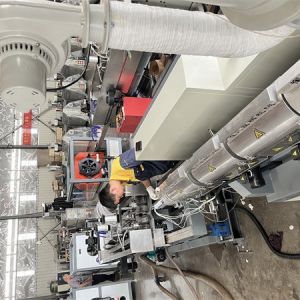 Buy cheap PLC Controlled Plastic Pipe Extrusion Machine 50-1000kg/h Output from wholesalers