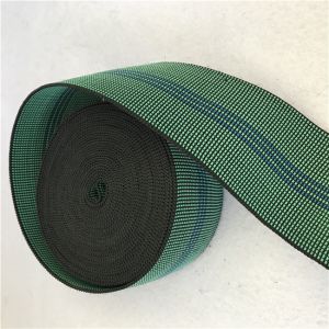 40% Elongation Rubber Upholstery Webbing Easy To Cut Heavy Tenacity