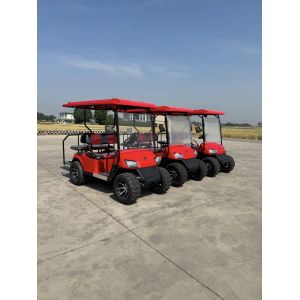 Buy cheap 4 Wheel 2+2 Seater 19 mph Lithium Ion Battery 4 Seater Golf Cart Support OEM from wholesalers