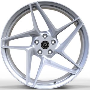 Buy cheap SF90 Spider Custom Forged 1PC Rims Silver Staggered 9.5Jx20 And 1.5Jx20 from wholesalers
