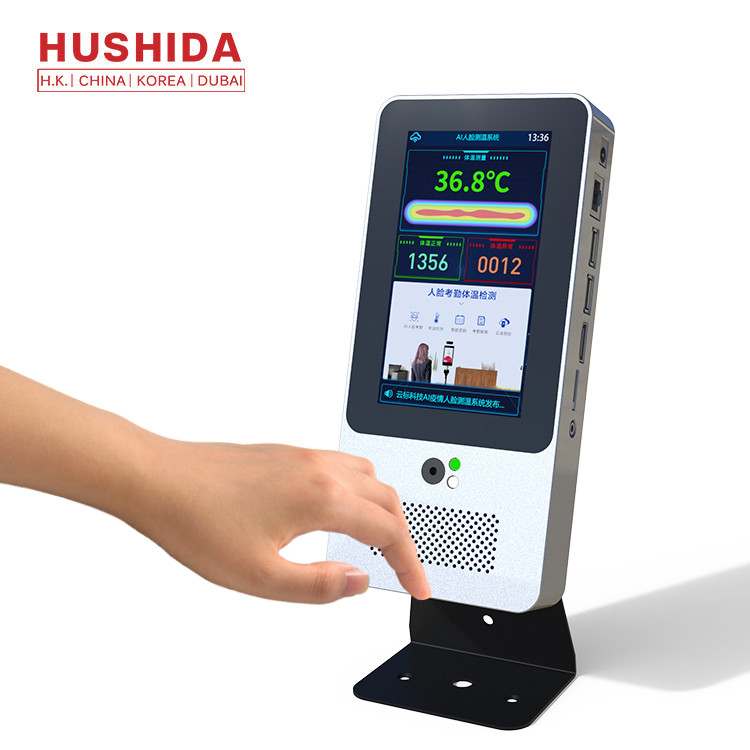 Buy cheap Multi Language IP65 Intelligent Body Temperature Kiosk With Facial Recognition from wholesalers