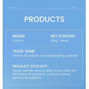 Wholesale Salicylic Acid Soothing Moisturizing Cleanser Refreshing Non Greasy