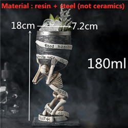 Buy cheap Creative Ceramic Tiki Mugs Hawaiian Cocktail Mug  Porcelain Beer Wine Mug Drinkware from wholesalers