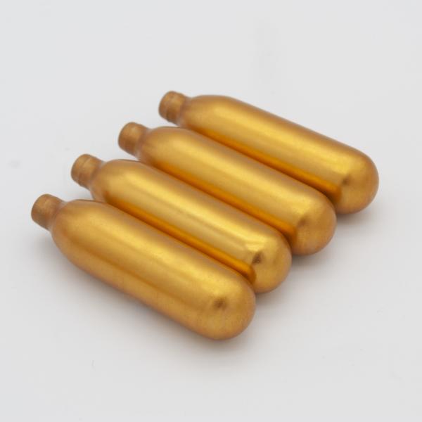 Quality Silvery 100 Pack 8g Whip Cream Chargers Electroplating for sale