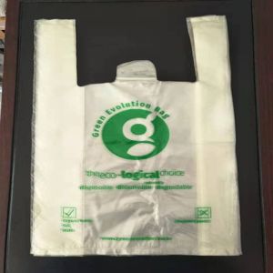 Buy cheap Biodegradable T-Shirt PVA Water Soluble Plastic Bag MSDS Certificated from wholesalers