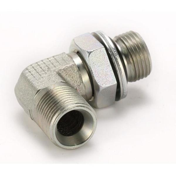 Quality DIN Standard Medium Carbon Steel Hydraulic Fittings for OEM O-Ring Face Seal Elbow for sale