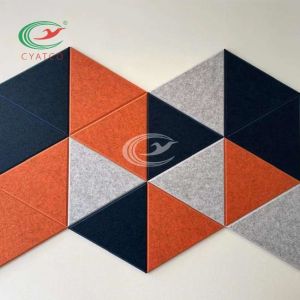 Buy cheap OEM Fireproof Acoustic Sound Tiles Multipurpose Triangle Shape from wholesalers