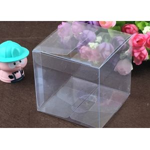 Buy cheap Foldable CMYK Small Transparent Plastic Boxes Clear Candy Packaging from wholesalers