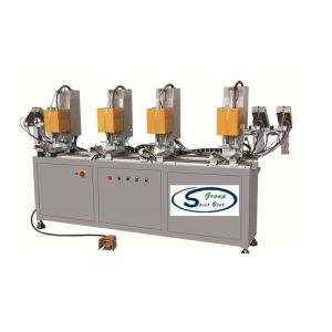 Window Screw Tightening Machine With Four Head , PVC Window Machinery