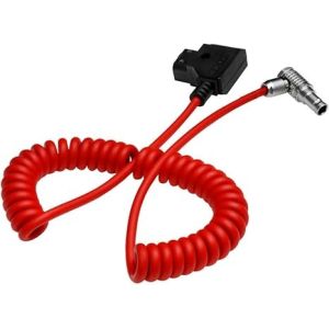 Buy cheap Alvin's Cables Right Angle 2 Pin Male to D-Tap Power Coiled Cable for Teradek SmallHD Z-CAM Blackmagic Pyxis, Ultra Soft from wholesalers