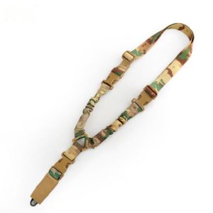 Buy cheap Single-Point Tactical Rifle Sling Multi-Function Adjustable Crossbody Strap from wholesalers