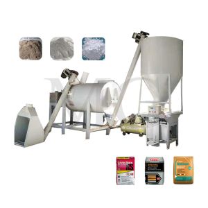 China Factory Sale Dry Mix Powder Mortar Plant Sand Cement Mixer Wall Putty Ceramic Tile Adhesive Making Machine on sale