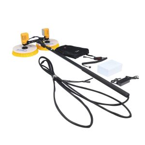 Customizable Water-Fed Bi-Level Soft Wash Brush for Professional Solar Panel