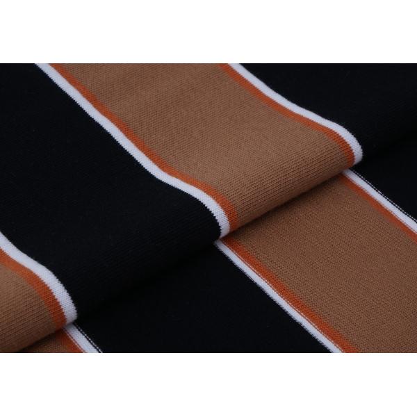 Buy cheap Sweat-Absorbing Refreshing Skin-Friendly Anti-Wrinkle Crisp Striped Knit Fabric For T-Shirt from wholesalers